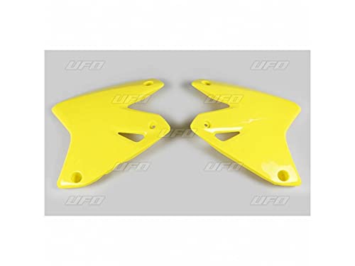 Ouïes de radiateur UFO jaune pour Suzuki DR-Z 400 E
