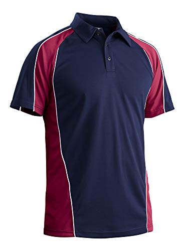 MAGCOMSEN Mens Shirts Short Sleeve Top T Shirt Casual Polo Shirts Pique Polo Shirt for Men Golf Football Rugby Polo Shirts Lightweight Quick Dry Shirts…