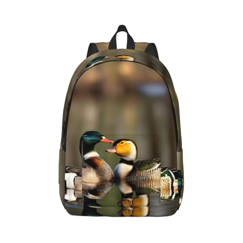 Mochila de viaje con patos Mallard para senderismo y exterior