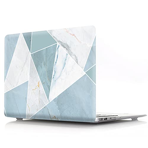 Macbook Pro 13 2020 Geometric Marble Caso por MacBook Pro (13-Inch,M1,2016-2020, Thunderbolt 3 Ports, Models:...