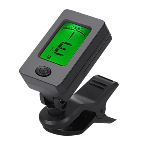 Accordeur de guitare à pince LCD compact – Accordeur électronique numérique facile à lire pour ukulélé guitare électrique basse – Accessoires essentiels - Les Beatles, Paul McCartney, John Lennon, RIngo Starr, George Harrison Accordeur de guitare à pince LCD compact – Accordeur électronique numérique facile à lire pour ukulélé guitare électrique basse – Accessoires essentiels – Image 4