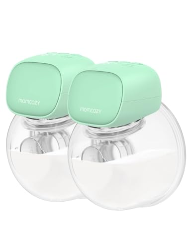 Image of Momcozy S9 Pro Wearable Breast Pump, Wireless & Rechargeable, Hands-Free Pump with Smart LED Display & Adjustable Suction