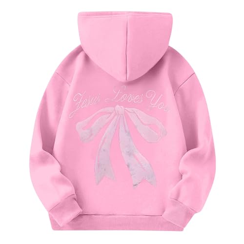Boys Hoodies Casual Fleece Long Sleeve Girls Sweatshirt With Pocket Soft Letter Print Hoodie Fall Outfits 2-14 Years4