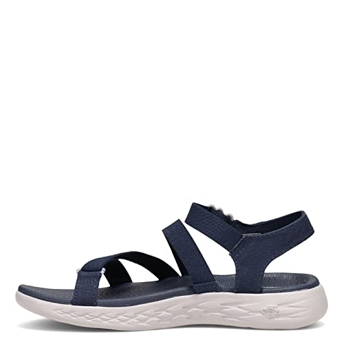 Skechers Skechers Performance Women's ON-THE-GO 600 STRETCH FIT SANDAL, Navy, 11