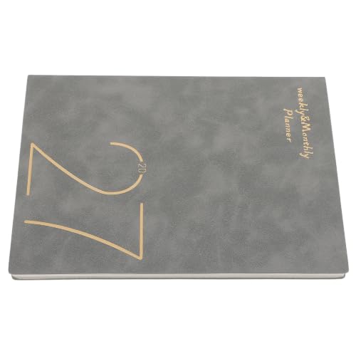 ORFOFE Agenda Style Minimaliste Moderne 2027 A5 en Papier Disposition Annuelle, Expérience D'écriture Fluide pour Usage Scolaire et Professionnel