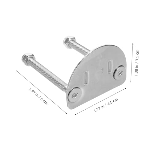 SUPVOX Roller Skate Hardware Accessories 4pcs Universal Skate Base Plates Ice Skate Wheels Roller Skating Shoes Bracket Shockproof for Indoor/Outdoor Skating