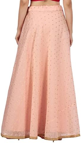 Studio Shringaar Women's Polyester Maxi Skirt