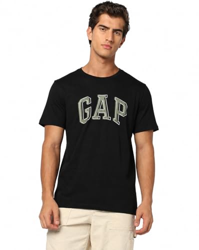Image of Gap Men Graphic Printed Slim Fit Crew Neck Short Sleeves T-Shirt