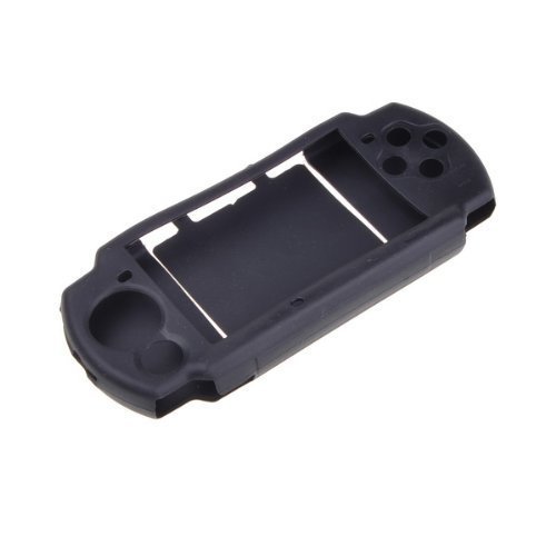 Gen Soft Rubber Jelly Silicone Skin Cover Case for Sony PSP 3000, Black