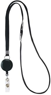 （まとめ） ソニック リール式吊下げひも スタンダード バラ 黒 NF-958-D 1セット（5本） 【×2セット】 top1-ds-2628901 [独自簡易包装]