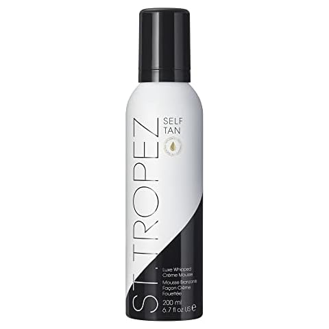St.Tropez Tan Luxe Whipped Crème Mousse 200ml I Skincare Self Tanner I Fake Tan Cover