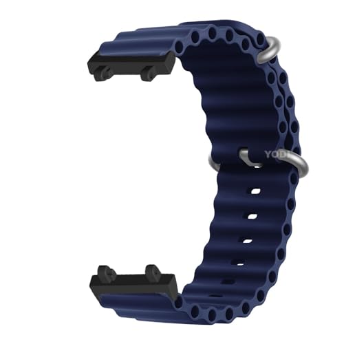 Image of YODI Strap Band Compatible with Amazfit T-Rex 2 Smartwatch Only Soft Silicone | Nylon | Chain | Leather Watch Straps with Installation Adjuster Tool For Amazfit TRex 2
