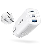 chargeur ordinateur portable lenovo 【Technologie GaN avancée】Doté de la technologie au nitrure de gallium de pointe, cet adaptateur USB-C affiche des dimensions ultra compactes de 99 x 33,5 x 61,5 mm, tout en offrant des performances puissantes.Il fonctionne avec un faible bruit de fond, pour une utilisation discrète au bureau, en studio ou près de votre chevet.Équipé d’un système de protection à 5 niveaux contre la surchauffe, les courts-circuits et autres anomalies, il assure une sécurité renforcée bien supérieure aux chargeurs classiques, idéal pour un usage familial au quotidien.
