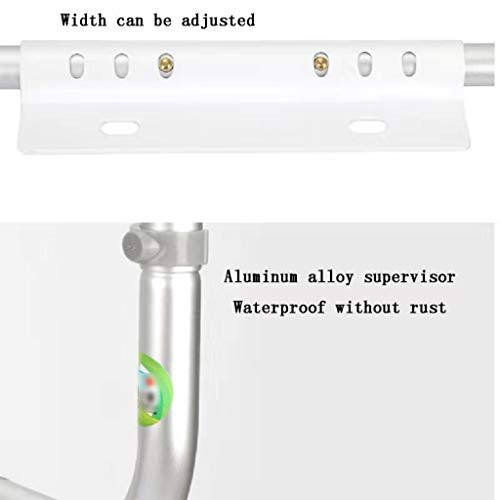 Toilet Safety Frames Rails Toilet Handrail Bathroom Grab Rails Punch Free Toilet Stainless Steel Handrail Elderly Pregnant Women Non-Slip Toilet Adjustable Safety Frames #TOP2