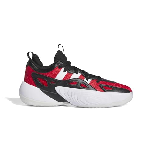 adidas Unisex adulto Trae Young Unlimited 2 Low Trainers, vivid red/Cloud white/core black, 46 EU