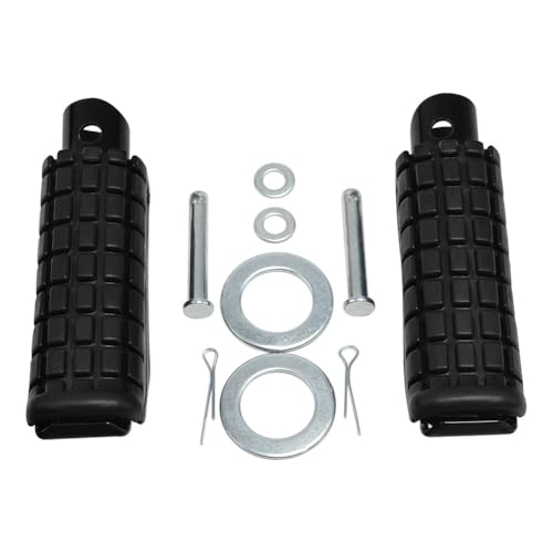 QOXEZY Repose-pieds en aluminium pour moto CB500F CBR500R 2013-2015, repose-pieds passager arrière compatibles avec CB500X 2013-2018 et CB250 Jade Hornet...