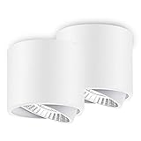 【Amplia Lista de Aplicaciones & Paquetes】 ： Obtendrá 2 focos de techo LED + 1 año de garantía.Estos focos LED son adecuados para el hogar, la oficina, la sala de estar, el dormitorio, el comedor, el pasillo, la sala de reuniones, la habitación de los niños, la oficina, la cocina. , etc.