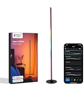 Apex RGBIC Floor Lamp, LED Corner Lamp Compatible with Alexa, Smart Modern Floor Lamp with Music ...