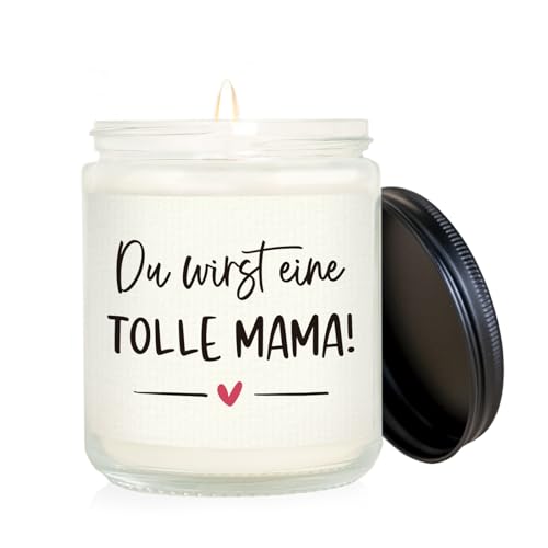 Werdende Mama Geschenk Duftkerze Geschenke für Schwangere DU WIRST EINE TOLLE MAMA Geschenke für Werdende Mutter Muttertagsgeschenke für Mamas