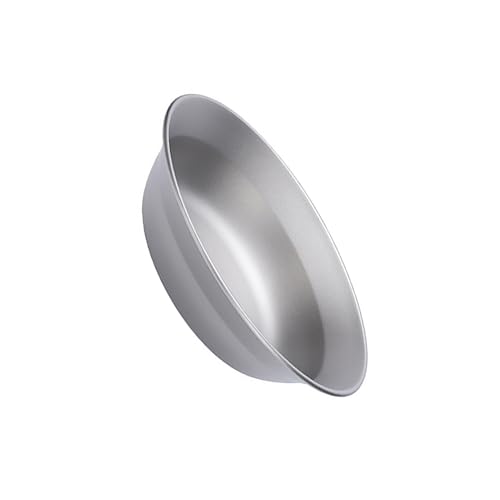 Aumotop Platos Portátiles de Metal para Acampar, Juego de Platos Apilables para Campamento Al Aire, Vajilla Ultraligera Senderismo, Picnic, Cuencos Reutilizables Acampar, 3 Tamaños Disponibles