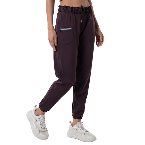 Image of Haowind Joggers for Women with Pockets Elastic Waist Workout Sport Gym Pants Comfy Lounge Yoga Running Pants