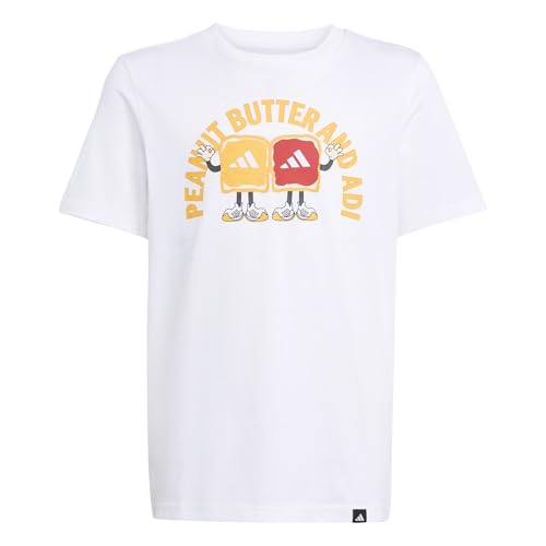 T-Shirt Graphique adidas Junior en Coton pour Enfant Mixte