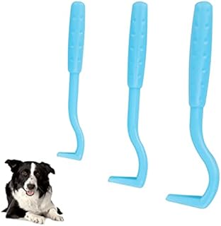 ZWZNBL 3 Pieces Tick Remover, Tick Remover for Cat and Dog, Tick Hook and Tick Tong, Tick Trap, Tick Flea Remover for Pets (Blue)