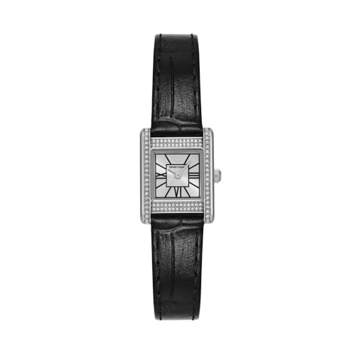 Emporio Armani Damen Analog Quarz Uhr mit Leder Armband AR11660
