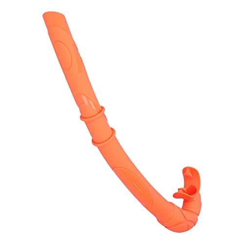 Diving Tube Gel Floating Submersible Breathing Tube Diving Snorkel Tube for Freediving Underwater Sport (Orange)