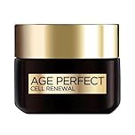 L'Oréal Paris Day Cream, Age Perfect Cell Renew Anti-Aging Cream, Antioxidant Recovery Complex for Deep Wrinkles & Firmness, Skin Cell Renewal Formula for Radiance, Dermatologist Validated, 50ml