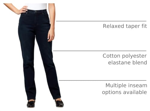 Image of Gloria Vanderbilt Womens Amanda Classic High Rise Tapered Jean Petite