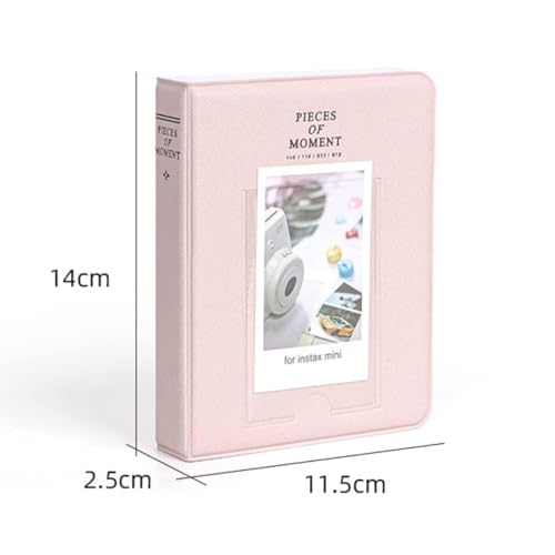 Image of ZENKO 64-Pocket Album + 5 Magnetic Frames fits Fujifilm Instax Mini (12, 11, 9, 8, 40, Evo, Liplay), Mini Link Printer, Polaroid Snap Touch, PIC-300, Z2300 Mint Instant Cameras (Blossom Pink)
