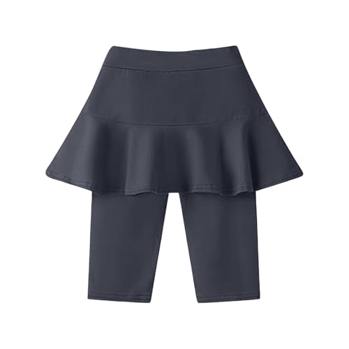 Mallas Niña Leggings hasta la rodilla con falda para niñas, pantalones con falda con volantes de verano, pantalones deportivos elásticos para a 10 años Pantalones Niña 3 Años Invierno (GY2, 4-5 Years)