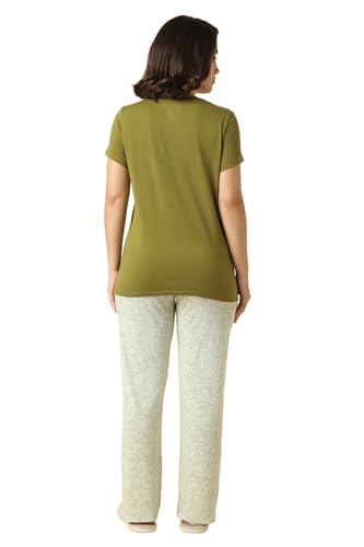 Image of Van Heusen Athleisure Ultra Soft Printed Pyjama with Pockets