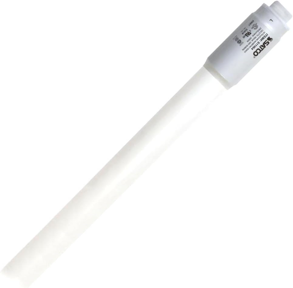 Satco S11966 30 Watt, 6 Foot, 4000K, Recessed Double Contact Base, 50000 Average Rated Hours, 4200 Lumens, Type B, Ballast Bypass, Double Ended Wiring, T8 LED Bulb