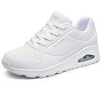 Skechers Women's Uno - Stand On Air Sneaker, White, US 6