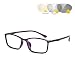 Produktbild CAOXN Photochrome Übergangs Lesebrille, UV400 Outdoor Sonnenbrille Presbyopia Reader Für Anti Eyestrain Strahlung,Lila,+3.00