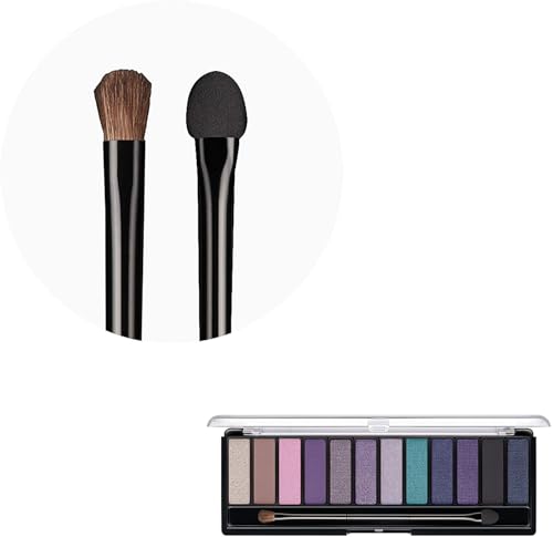 Rimmel London Magnif'Eyes Eyeshadow Palette, 12 Shades, Blendable Formula, Versatile, 008, Electric Violet, 0.5oz