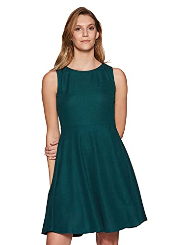 Image of Miss Olive Women's Crepe Skater Knee-Length Dress