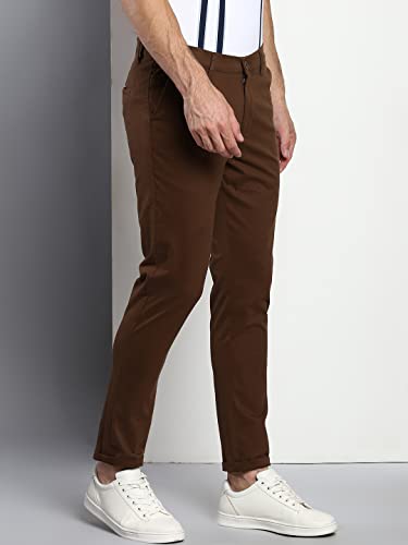 Dennis Lingo Men's Regular Fit Mid Rise Pants