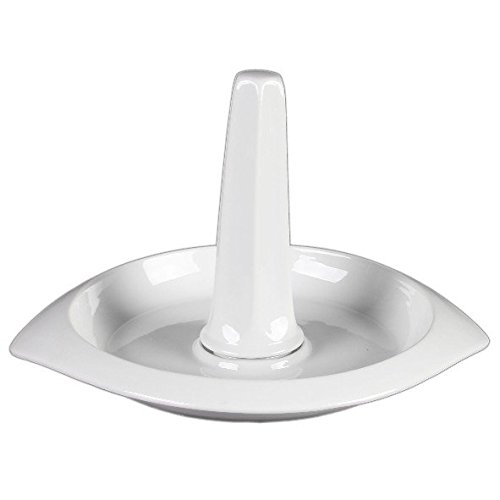 Holst Porzellan TD 001 Geflügel- &amp; Hähnchenbräter 24 cm 2-tlg., weiß, 24.5 x 24.5 x 20 cm