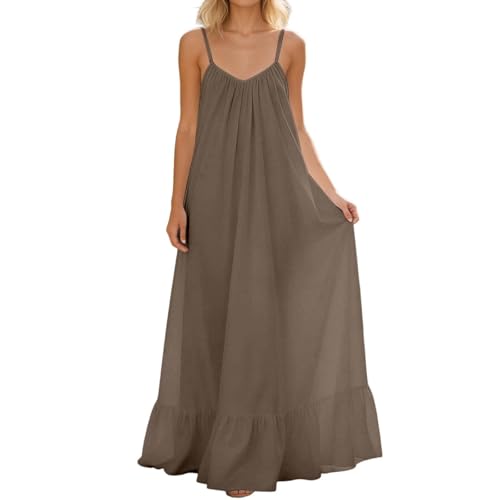 Robe longue femme bohème été fluide fleurie pour un look chic de plage et cocktail
