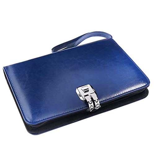 Journal secret rétro avec cadenas coffret cadeau de bureau bleu