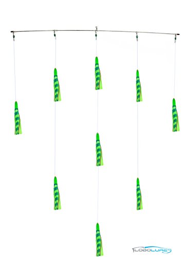 Lobo Lures 36in Lumo Glow Tuna Bullet Spreader Bar