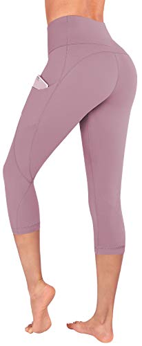 Women's Tummy Control High Waist Yoga Pants with 4-Way Stretch and Pockets by FUNANI