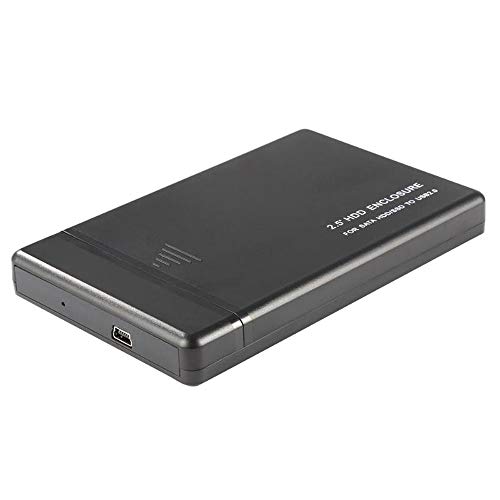 morebeauty 2.5in HDD Enclosure 480Mbps Data Transmission Black CN -