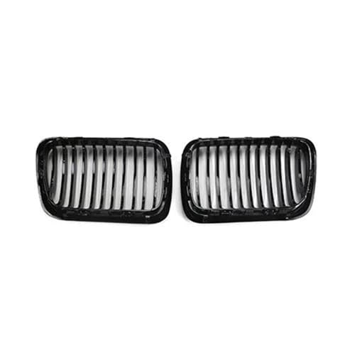 Grille de remplacement pour BMW E36 calandre avant sport à ligne unique en ABS durable