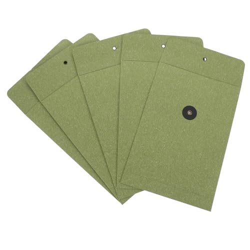 Sobres de papel kraft vintage con cordon pack de 5 unidades resistentes para invitaciones