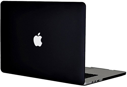 Image of MacBook Pro 15 inch 15.4 inch With Retina Display Cover Case Shell (get 3 SAViOUR Accessories FREE) Soft Touch Rubberized coating Matte (Hard Shell) Skin Cover Case For Apple MacBook Pro 15 inch inch 15.4 inch with Retina Display A1398 Hard Shell Rubberized Case Cover (Black)