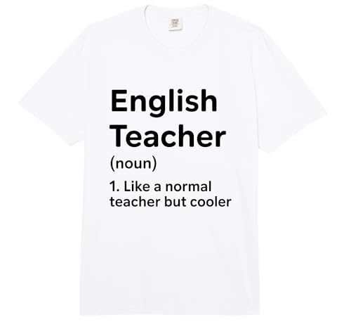 English Teacher Meaning Funny Comfort Colors Adult Heavyweight T-Shirt